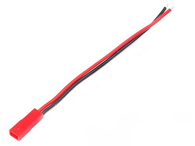 JST Male battery pigtail 10cm 22AWG silicon (ESC/Charger side) [JST-M-S10cm22]